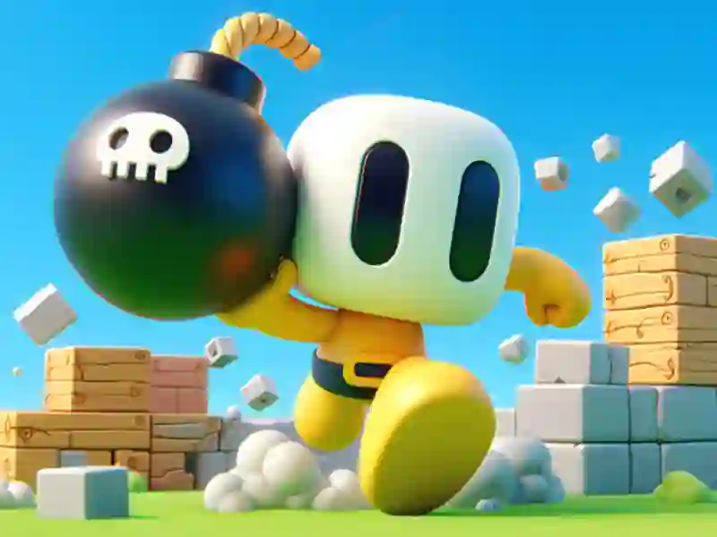 Гульня Bombamen 3D онлайн Гульня Bombamen 3D онлайн