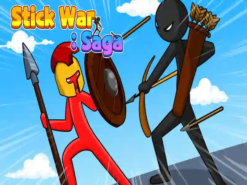 Гульня Stickman War: Saga онлайн