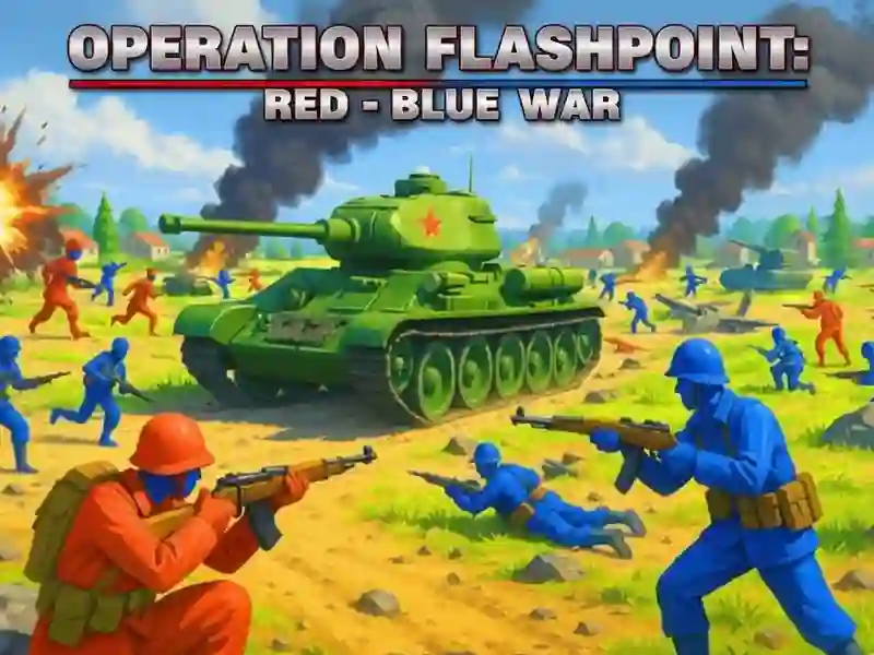 Гульня Operation Flashpoint: War of Red and Blue онлайн Гульня Operation Flashpoint: War of Red and Blue онлайн