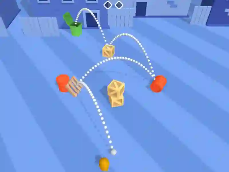 Гульня Перадайце мяч 3D онлайн