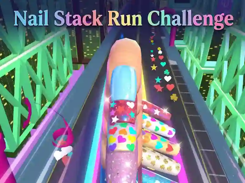 Гульня Nail Stack Run Challenge онлайн