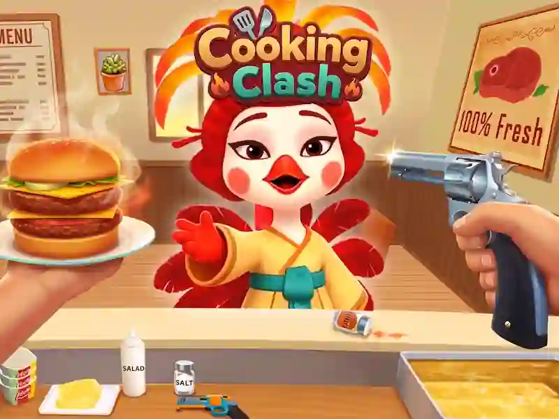 Гульня Cooking Clash онлайн