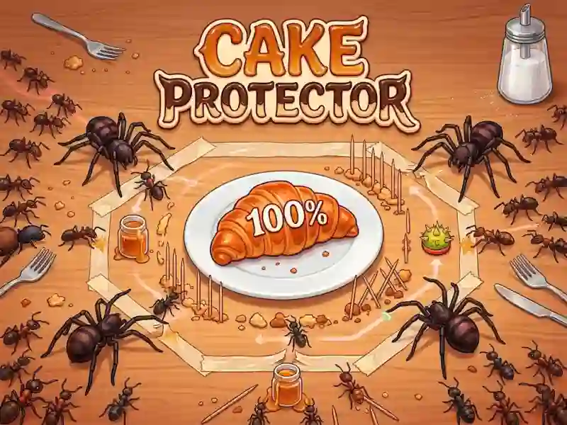 Гульня Cake Protector онлайн