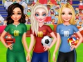 Гульня Лепшая сяброўка прынцэсы Галасуйце за футбол 2018 онлайн