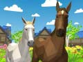 Гульня Сімулятар Жывёл Сям'і Коней 3D онлайн