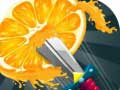 Гульня Удар з фруктавым ножам онлайн