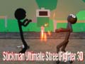 Гульня Stickman Ultimate Street Fighter 3D онлайн