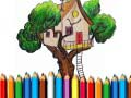 Гульня Кніга для каляровага Дома на дрэве онлайн