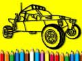 Гульня Вернуться в школу: Кніга для раскрашивания ралійных аўтамабіляў онлайн