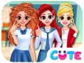 Гульня BFF Прынцэса Назад у Школу онлайн