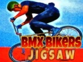 Гульня Пазл з байкерамі BMX онлайн