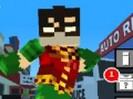 Гульня Teen Titans Go: Minecraft Падлеткавы Бегун 3D онлайн