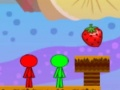 Гульня Stickman Браты На Фруктах Астралія 2 онлайн