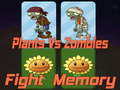 Гульня Plants vs Zombies Бой Памяці онлайн