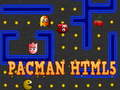 Гульня Pacman HTML5 онлайн