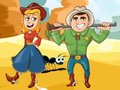 Гульня Пазл Дзікі Захад Каўбояў онлайн