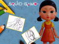 Гульня Кніга для раскрашивания Squid Game онлайн