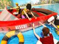 Гульня Спасение на пляже: Экстренная лодка онлайн