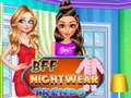 Гульня Тэндэнцыі начной адзення BFF онлайн