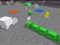Гульня Слізкі Блокавы Змей 3D онлайн