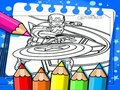 Гульня Кніга раскраска Капітана Амерыкі онлайн