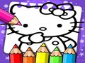 Гульня Книга для раскрашивания Hello Kitty онлайн