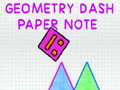 Гульня Geometry Dash Папяровая Запіска онлайн