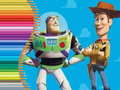 Гульня Кніга для размалёўкі Toy Story онлайн