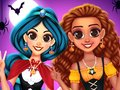 Гульня Сцэна Хэлоўіна для BFF онлайн