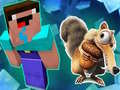 Гульня Noob Parkour: Эпоха Снега онлайн