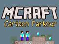 Гульня Mcraft Мультфільм Паркур онлайн
