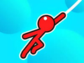 Гульня Stickman Hook Swing онлайн