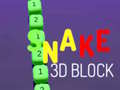 Гульня Змія 3D Блок онлайн