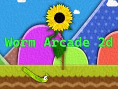 Гульня Worm Arcade 2D онлайн