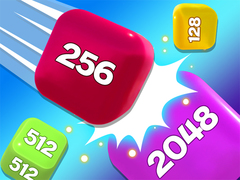 Гульня Гульня Зліцця Ланцуг Куб 2048 3D онлайн