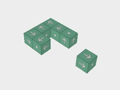 Гульня Націсніце, каб уцякчы 3D онлайн