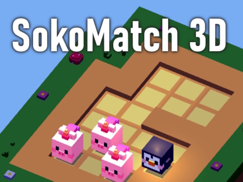 Гульня Sokomatch 3D онлайн