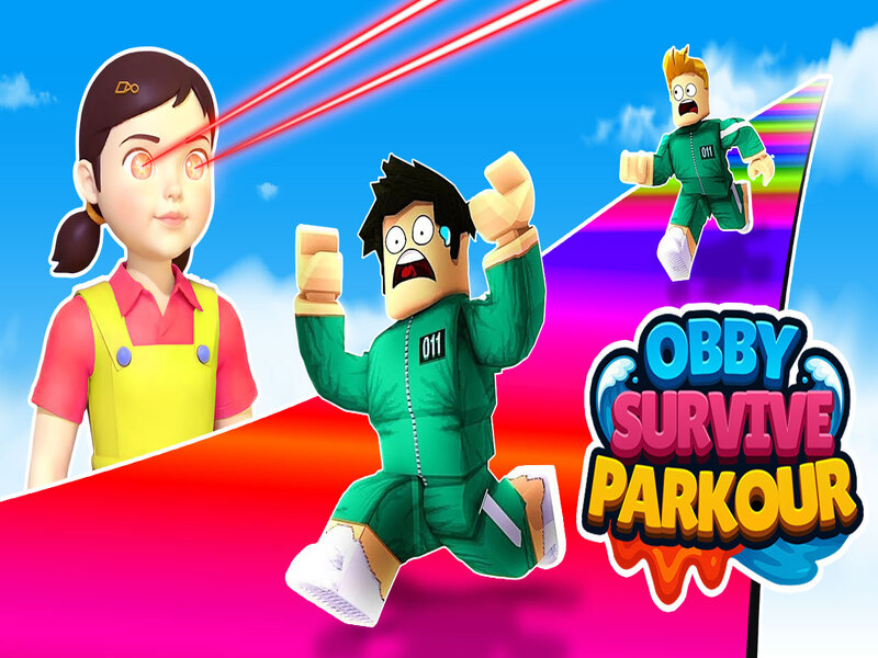 Гульня Obbi Parkur для выжывання онлайн