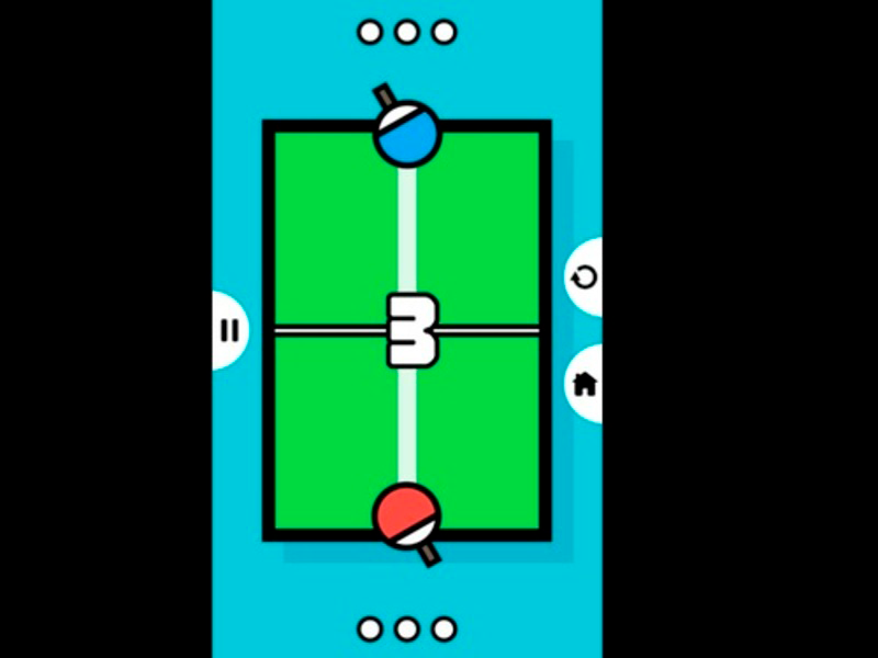 Гульня Ping Pong Tennis Table 2D онлайн