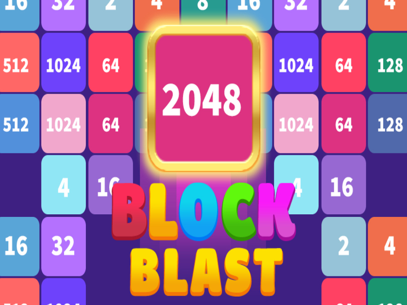 Гульня Выбух блокаў 2048 онлайн