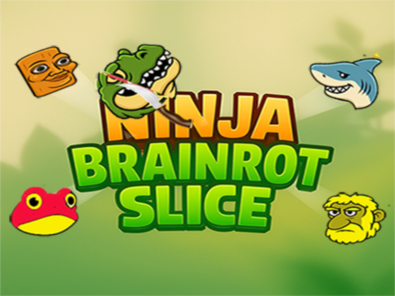 Гульня Brainrot ninja нарэзаць лустачкі онлайн
