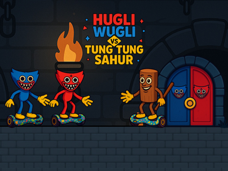 Гульня Haggie Waggie vs. Tung Tung Sahura онлайн