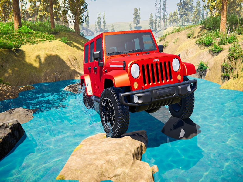Гульня Sunctional Jeep Simulator онлайн
