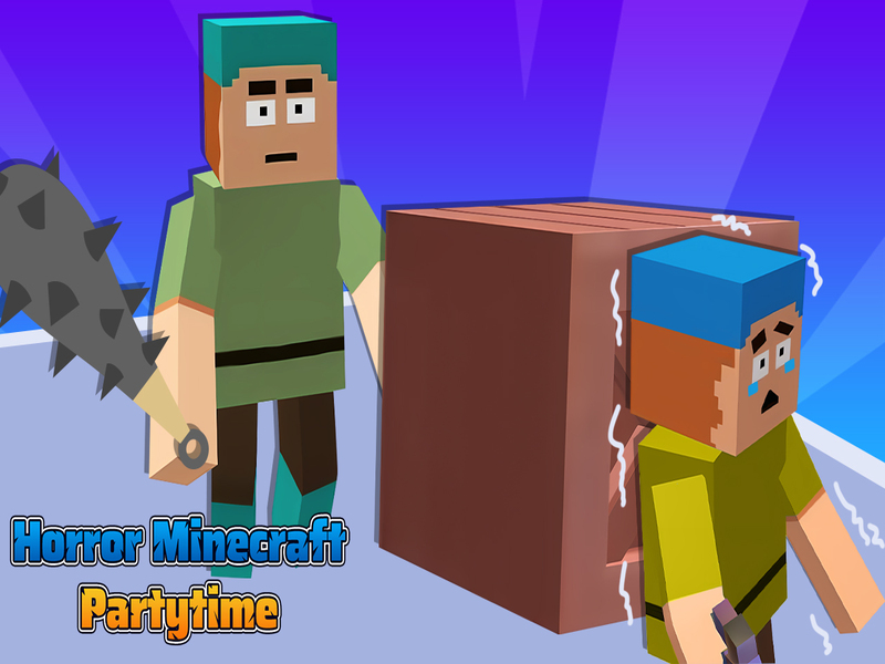 Гульня Minecraft: Страшная вечарынка онлайн