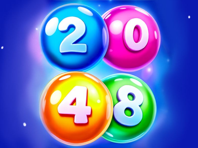 Гульня 2048 г. Падключыце шарыкі онлайн